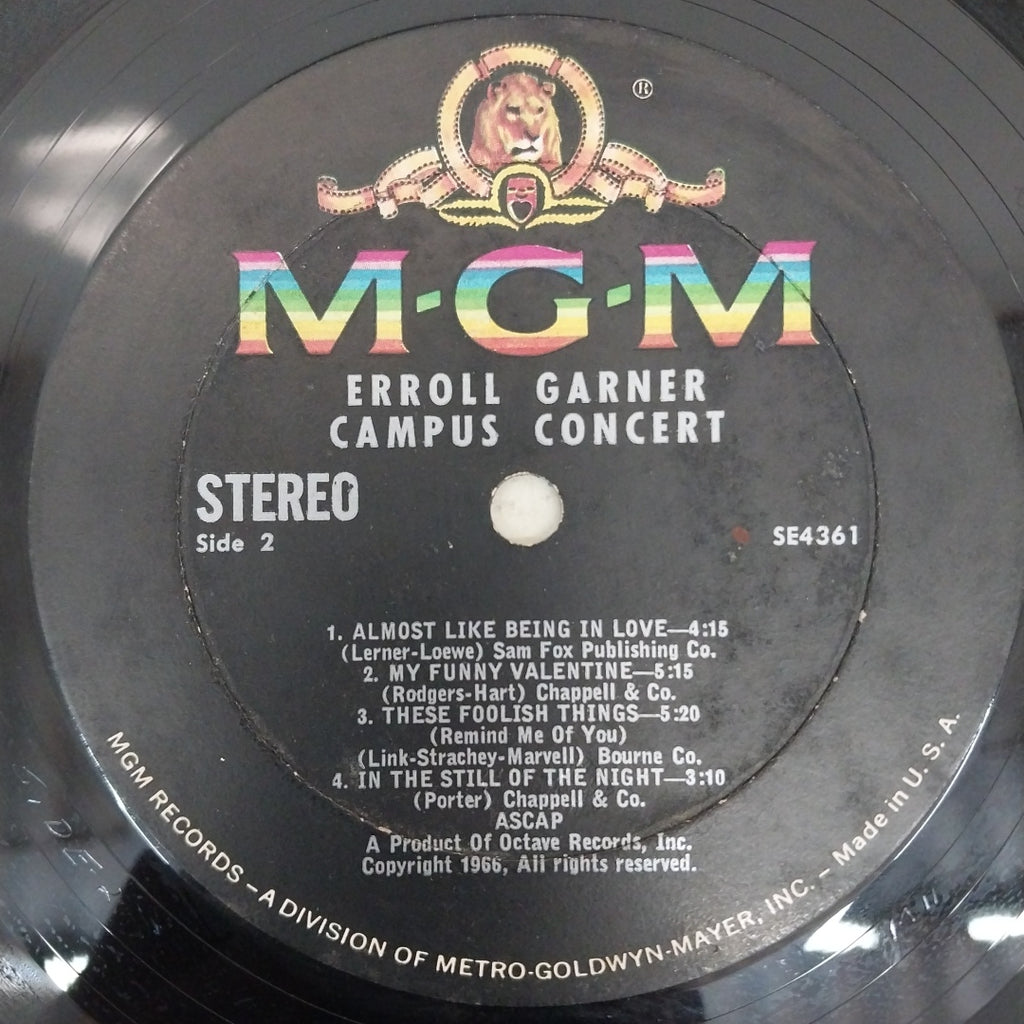 Erroll Garner - Campus Concert (Vinyl)