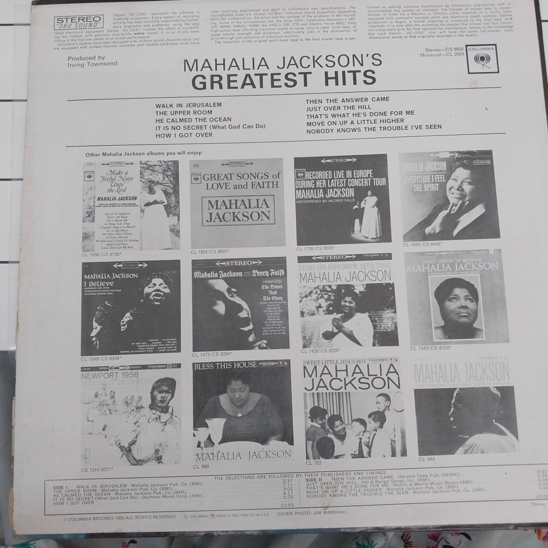 Mahalia Jackson - Mahalia Jackson's Greatest Hits (Vinyl)