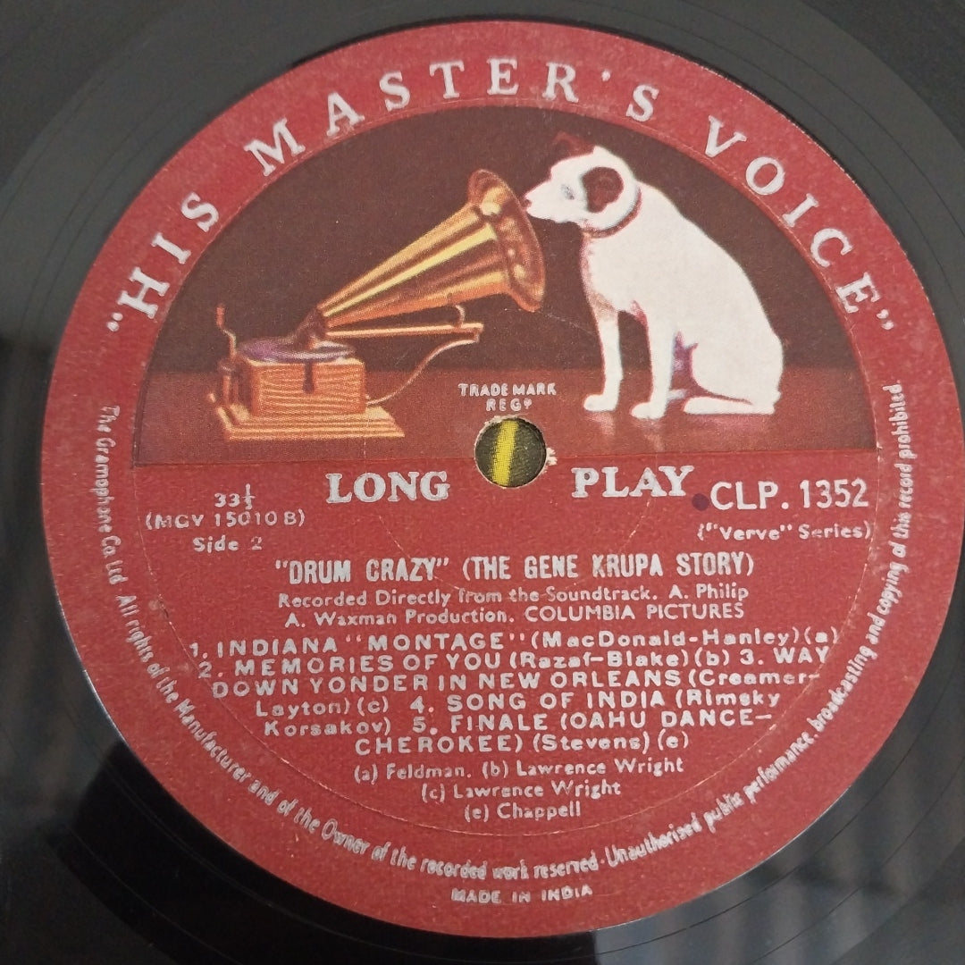 Gene Krupa , With Anita O'Day And Red Nichols - Drum Crazy (The Gene Krupa Story) (Vinyl)