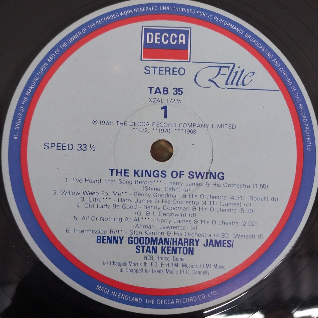 Benny Goodman, Stan Kenton, Harry James (2) - The Kings Of Swing (Vinyl)