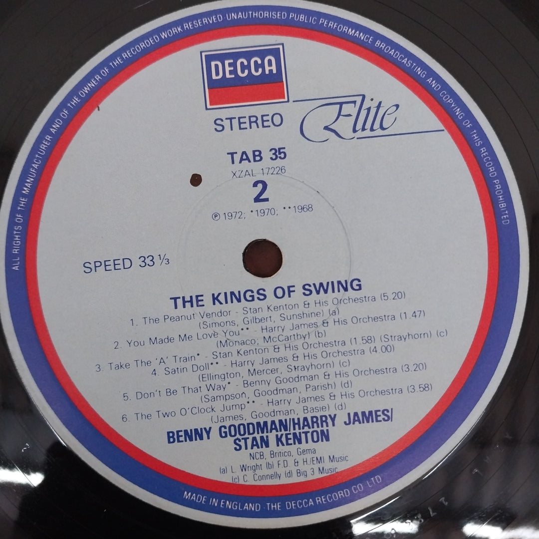 Benny Goodman, Stan Kenton, Harry James (2) - The Kings Of Swing (Vinyl)