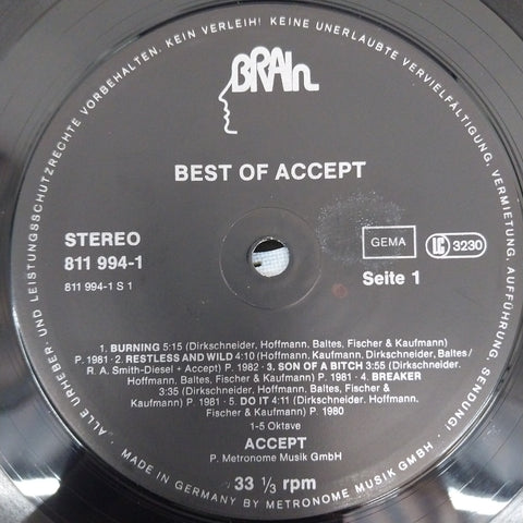 Accept - Best Of Accept (Vinyl)