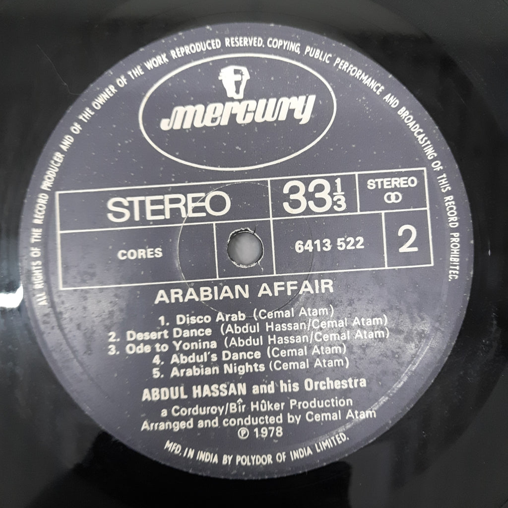 Abdul Hassan Orchestra - Arabian Affair (Vinyl)