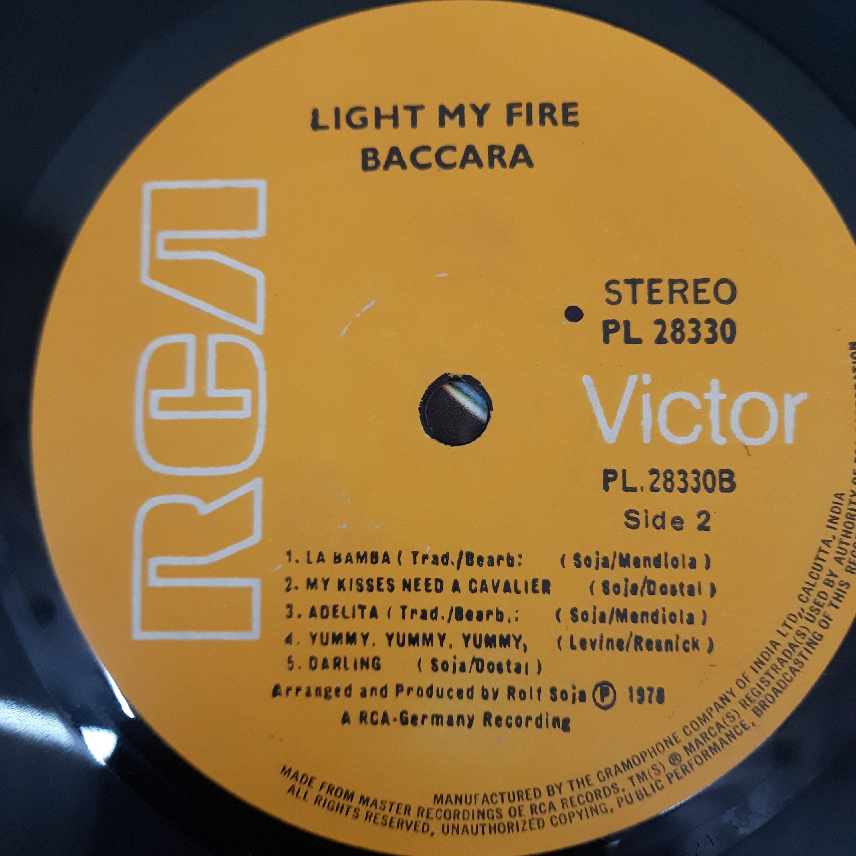 Baccara - Light My Fire (Vinyl)