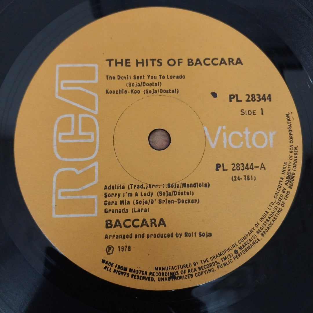 Baccara – The Hits Of Baccara (Vinyl)