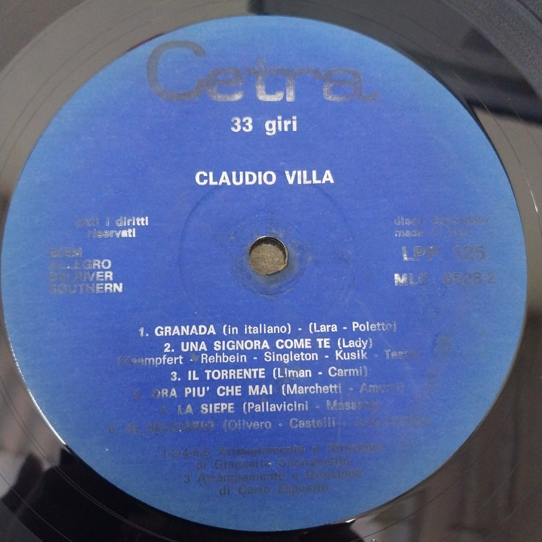 Claudio Villa - Claudio Villa (Vinyl)