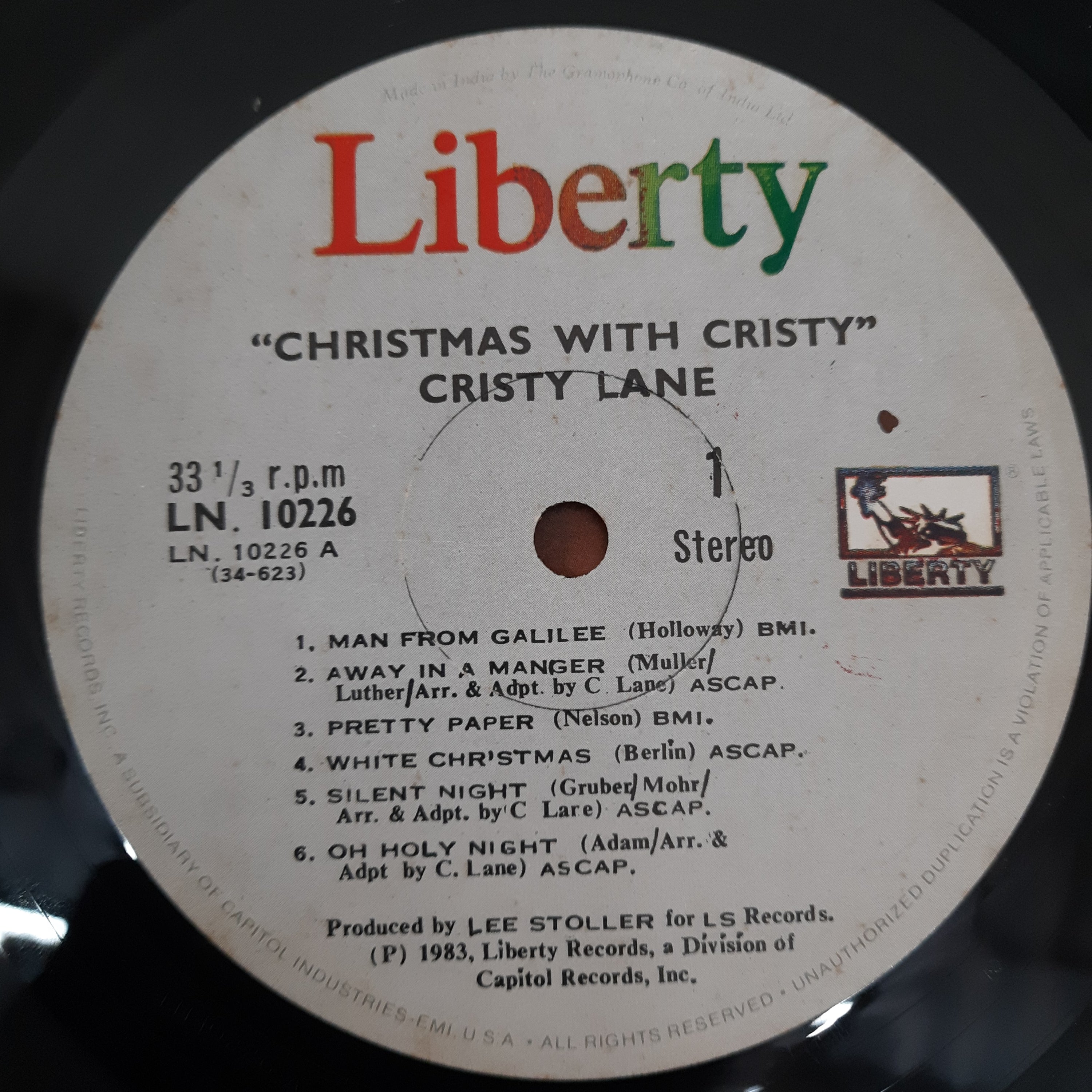 Cristy Lane - Christmas With Cristy (Vinyl)