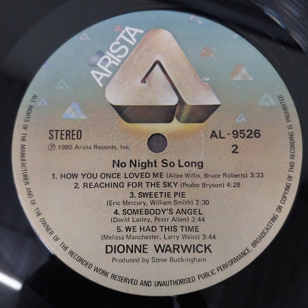 Dionne Warwick - No Night So Long (Vinyl)