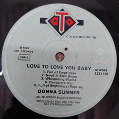 Donna Summer - Love To Love You Baby (Vinyl)