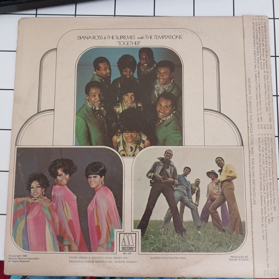 Diana Ross & Supremes, The With Temptations, The - Together (Vinyl)