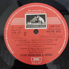 Afsar Husain Khan - In Concert ... (Vinyl)