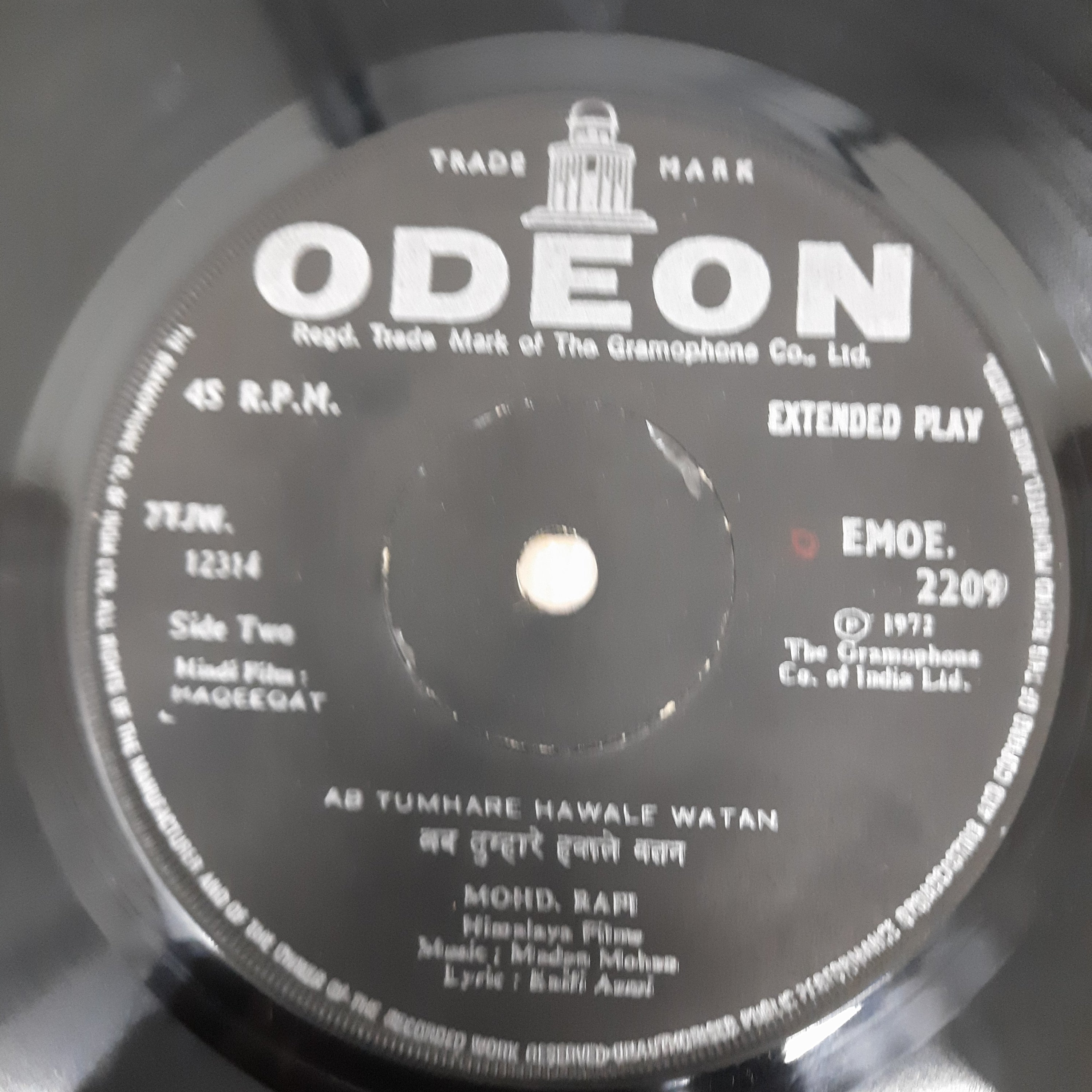 Ghulam Haider / Madan Mohan - Patriotic Songs From Films (45-RPM)