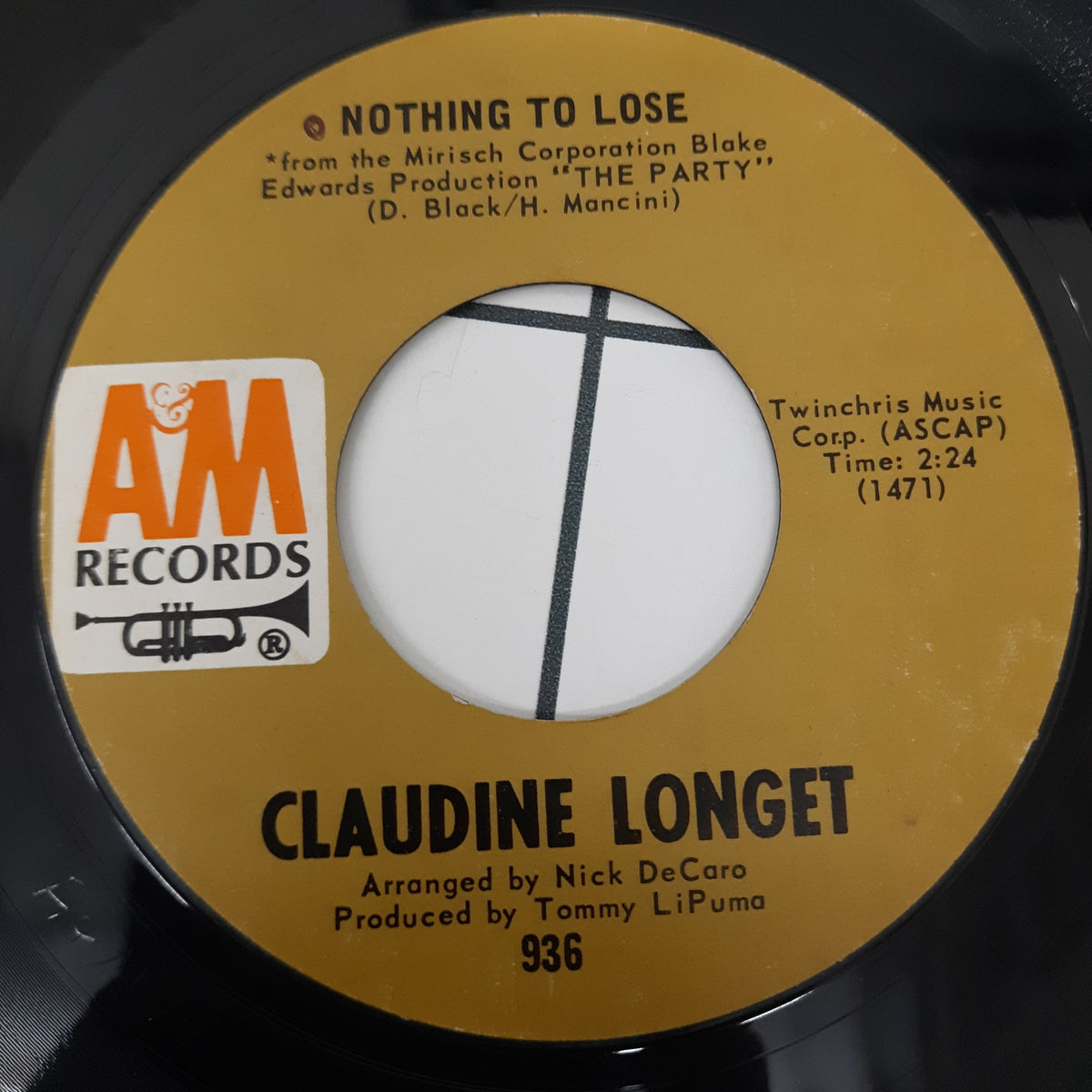 Claudine Longet - White Horses / Nothing To Lose (45-RPM)