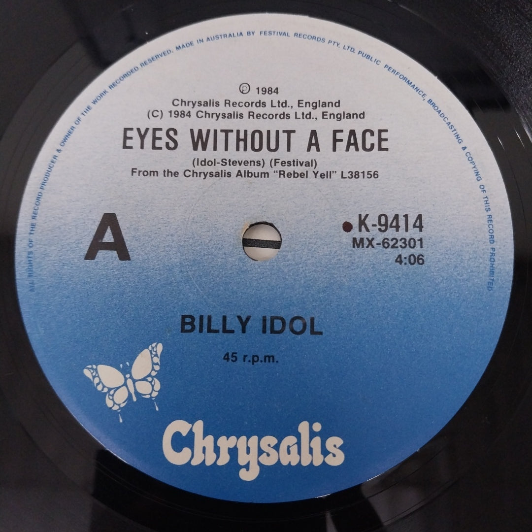 Billy Idol - Eyes Without A Face (45-RPM)