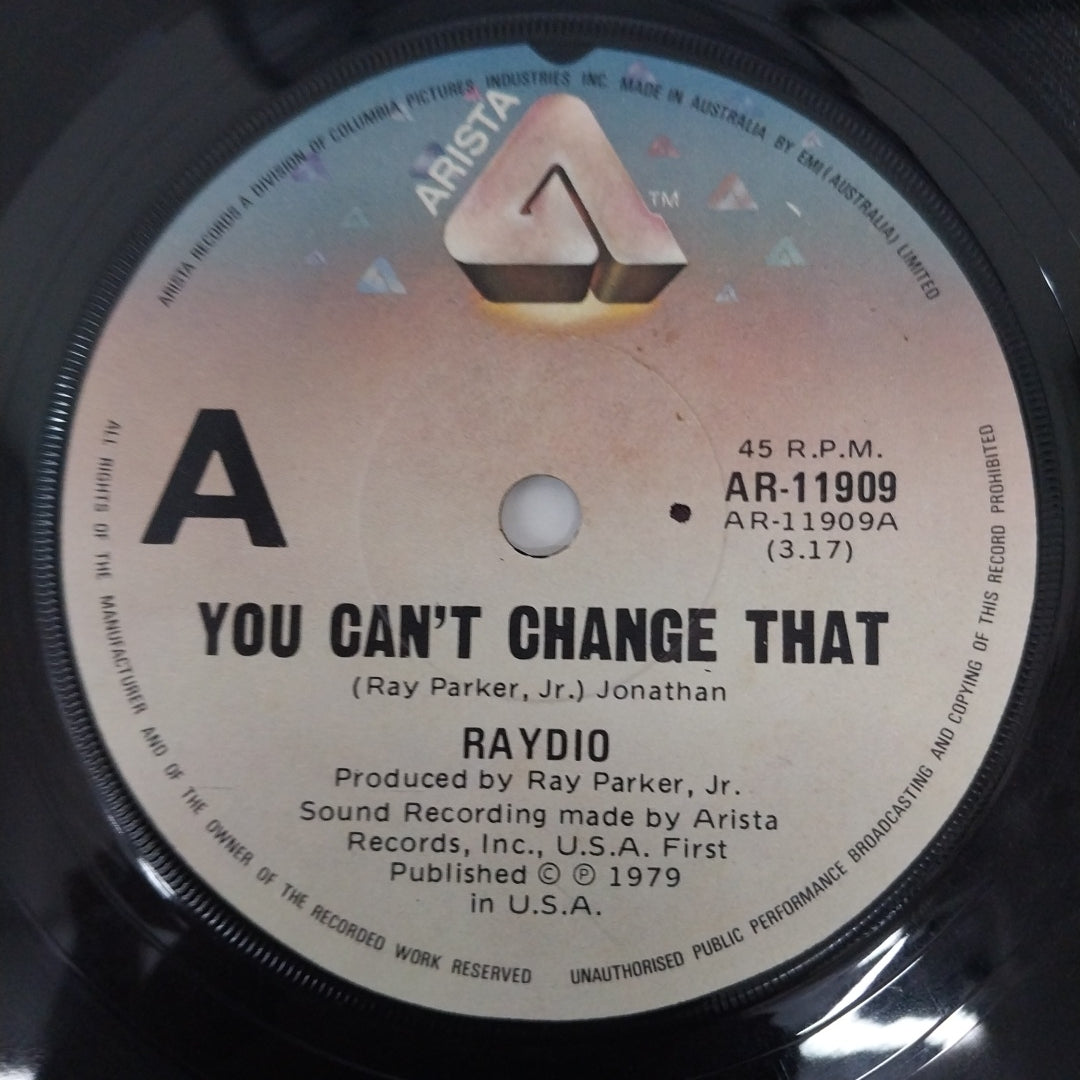 Raydio - You Can't Change That (45-RPM)