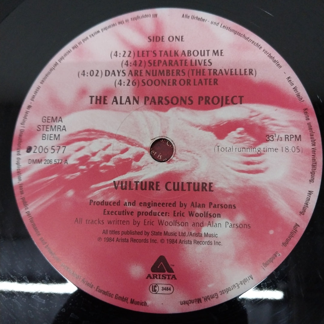 Alan Parsons Project, The - Vulture Culture (Vinyl)
