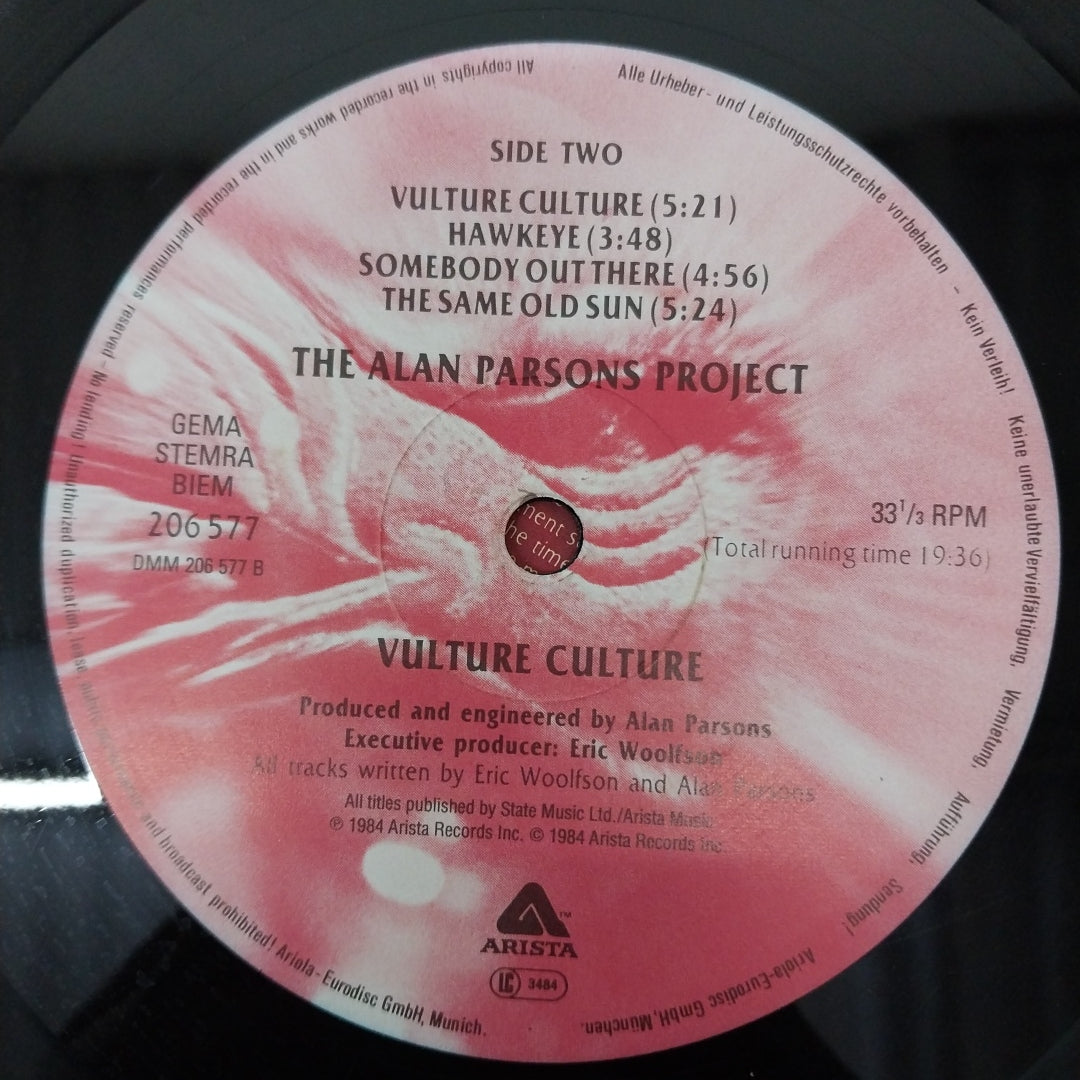 Alan Parsons Project, The - Vulture Culture (Vinyl)