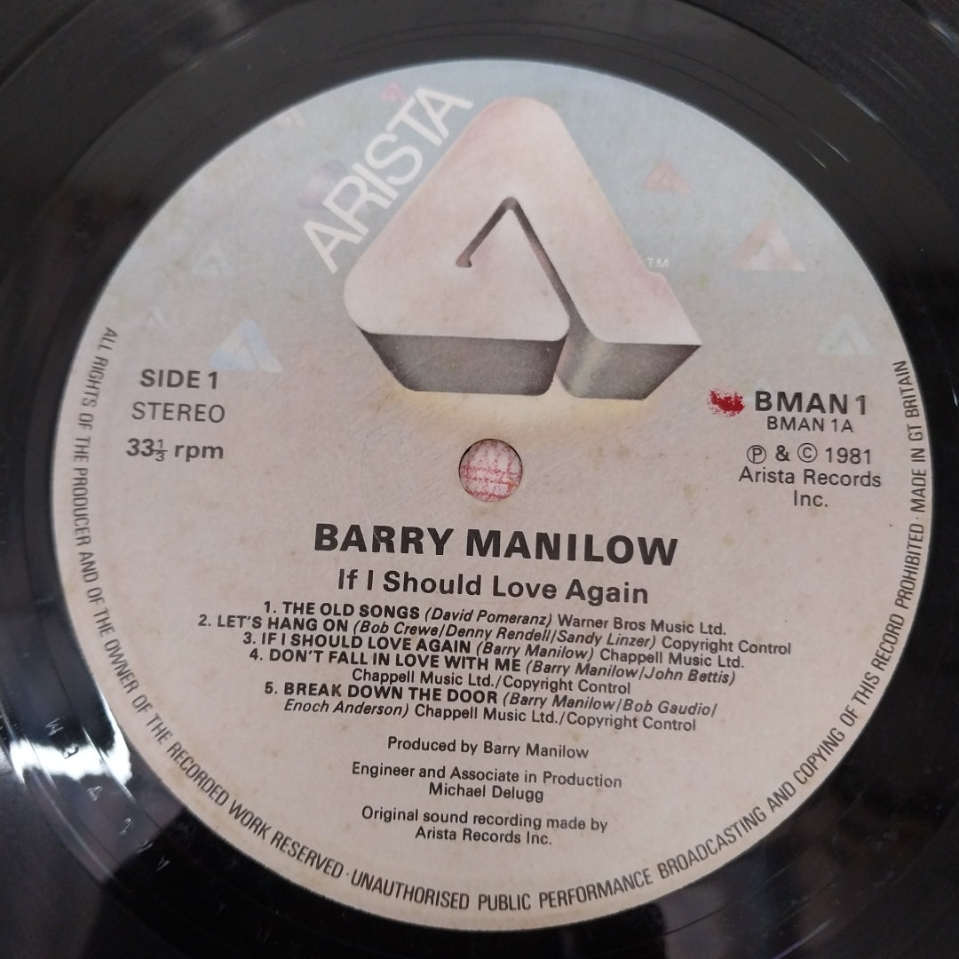 Barry Manilow - If I Should Love Again (Vinyl)