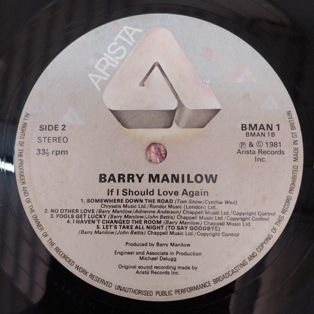 Barry Manilow - If I Should Love Again (Vinyl)