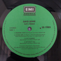 David Bowie - Let's Dance (Vinyl)