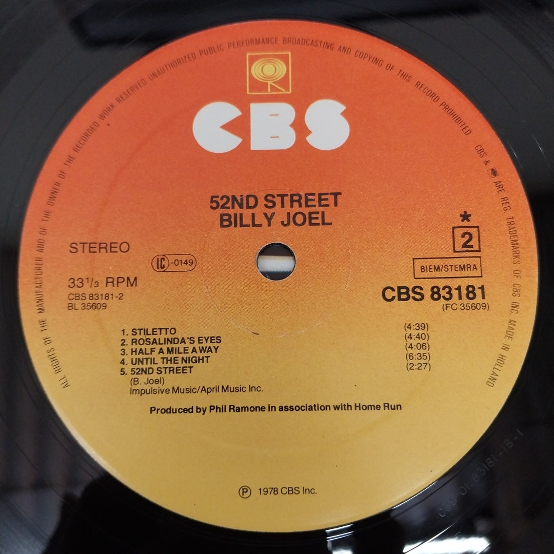 Billy Joel - 52nd Street (Vinyl)