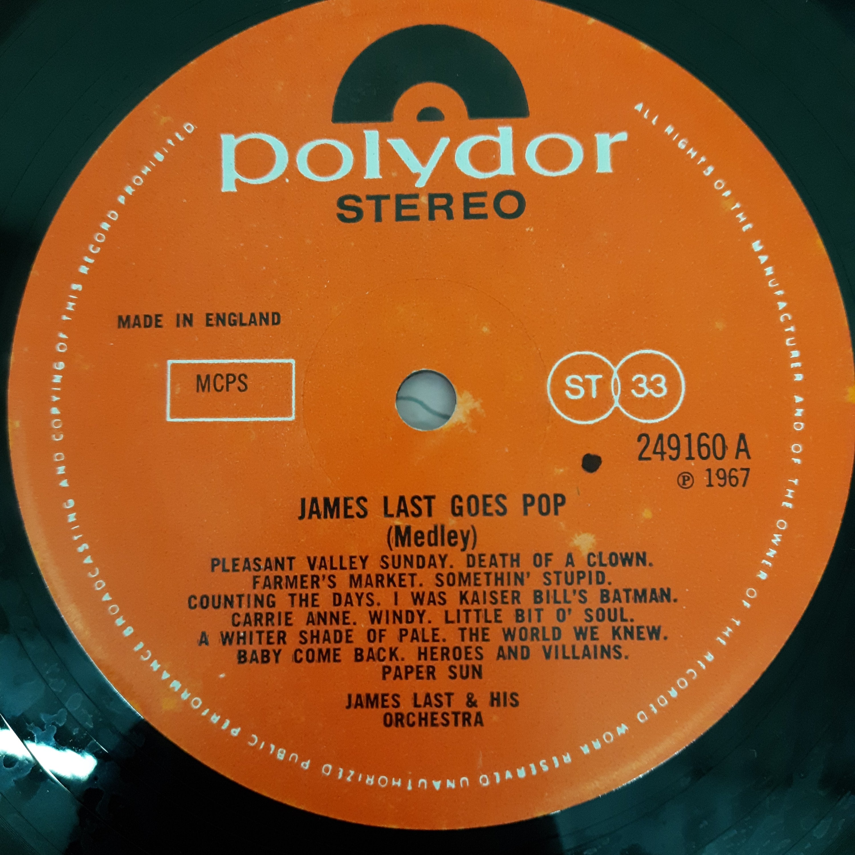 James Last - James Last Goes Pop (Vinyl)