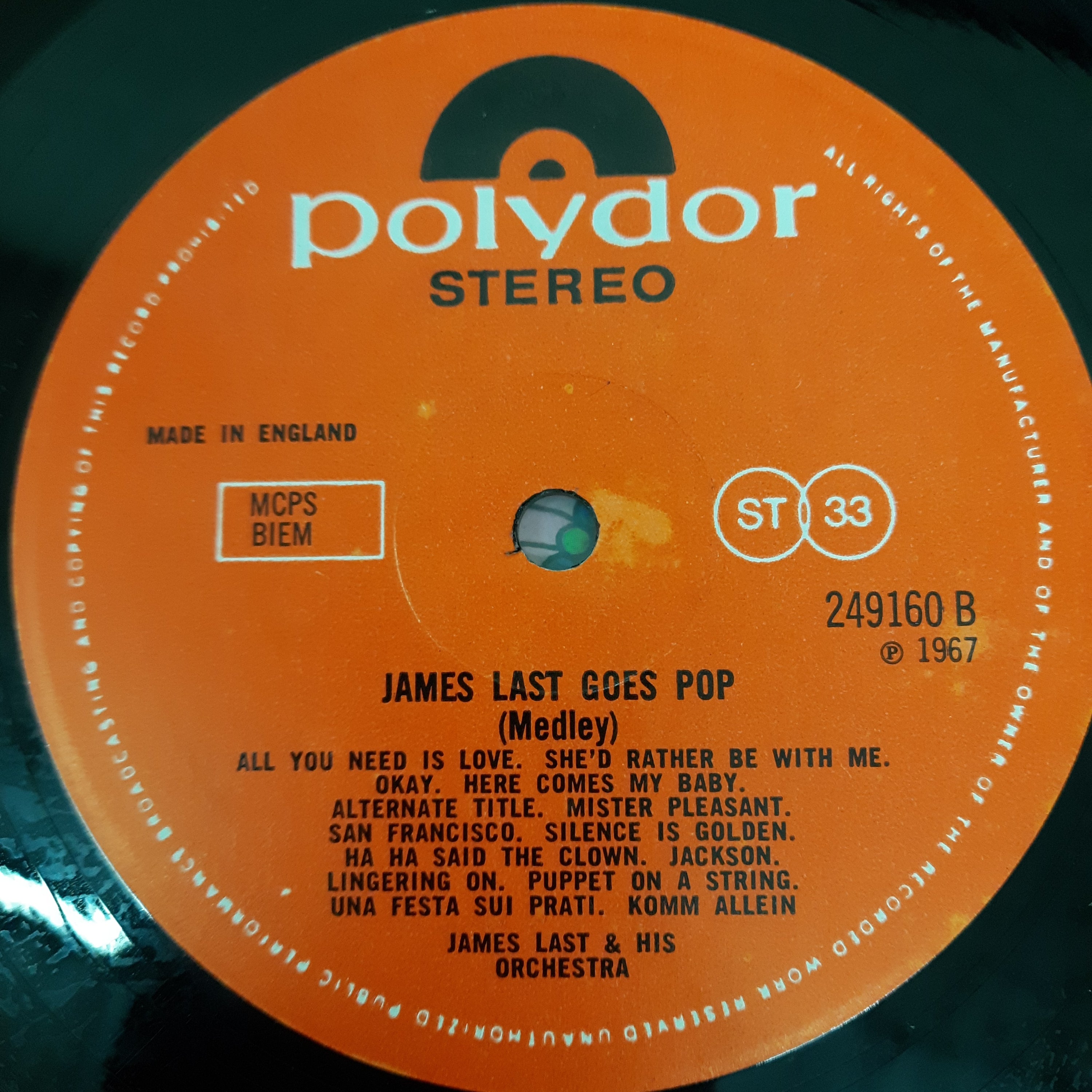 James Last - James Last Goes Pop (Vinyl)