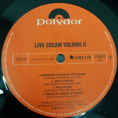 Cream (2) - Live Cream Volume II (Vinyl)