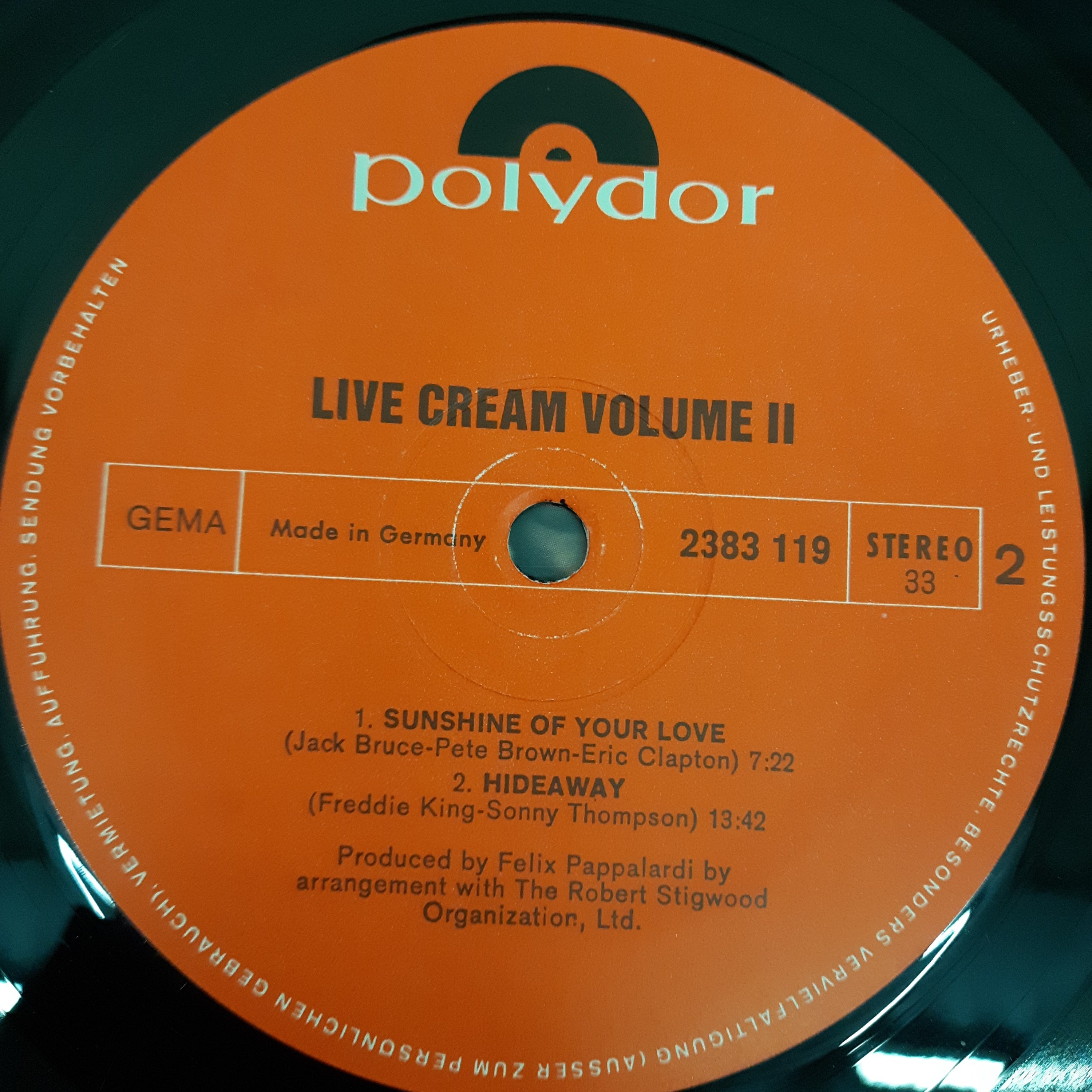 Cream (2) - Live Cream Volume II (Vinyl)