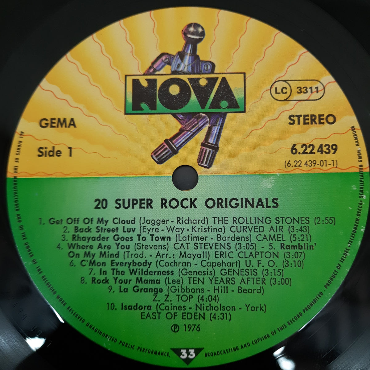 Various - 20 Super Rock Originals (Vinyl)