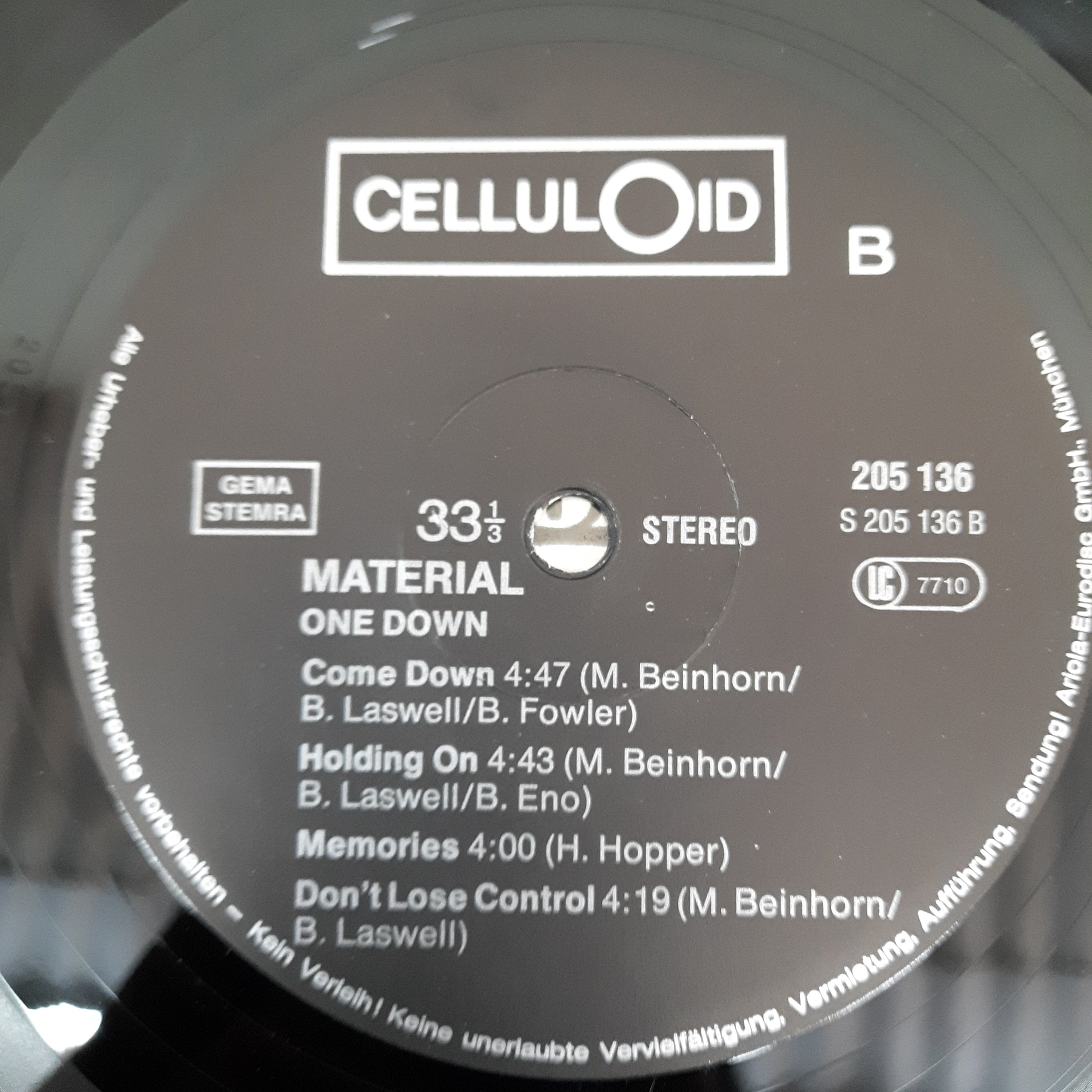 Material - One Down (Vinyl)