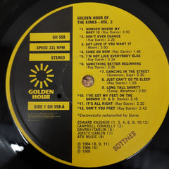 Kinks, The - Golden Hour Of The Kinks Vol. 2 (Vinyl)
