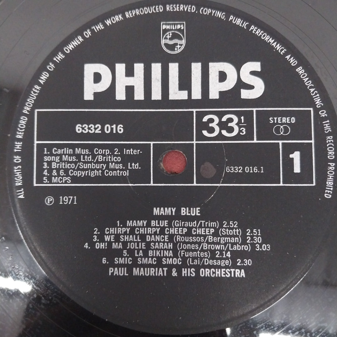 Le Grand Orchestre De Paul Mauriat - Mamy Blue (Vinyl)