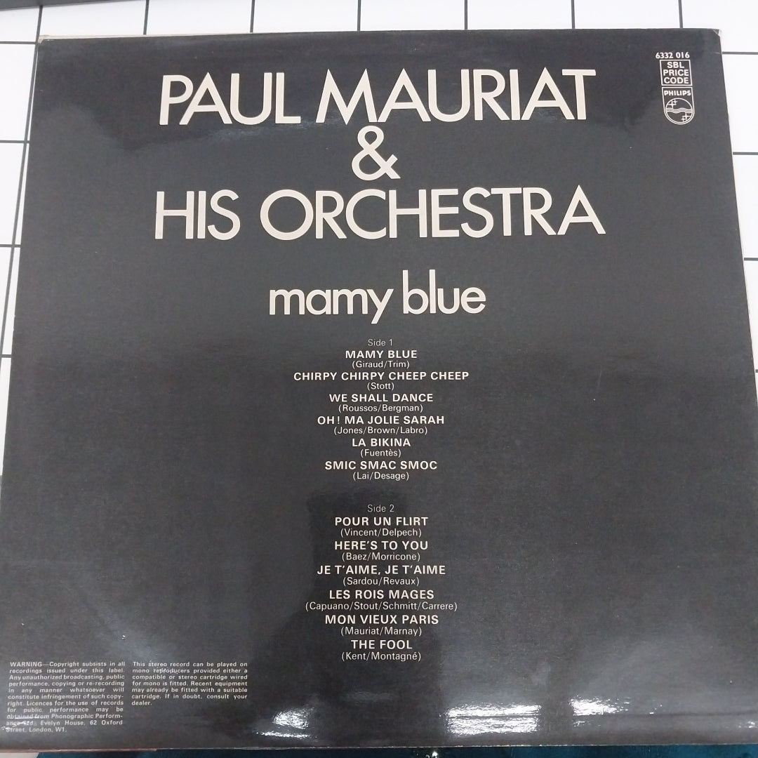 Le Grand Orchestre De Paul Mauriat - Mamy Blue (Vinyl)