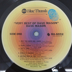 Dave Mason - Very Best Of Dave Mason (Vinyl)