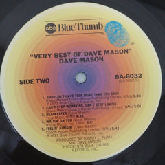 Dave Mason - Very Best Of Dave Mason (Vinyl)