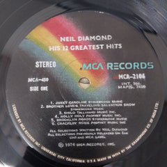 Neil Diamond - His 12 Greatest Hits (Vinyl)