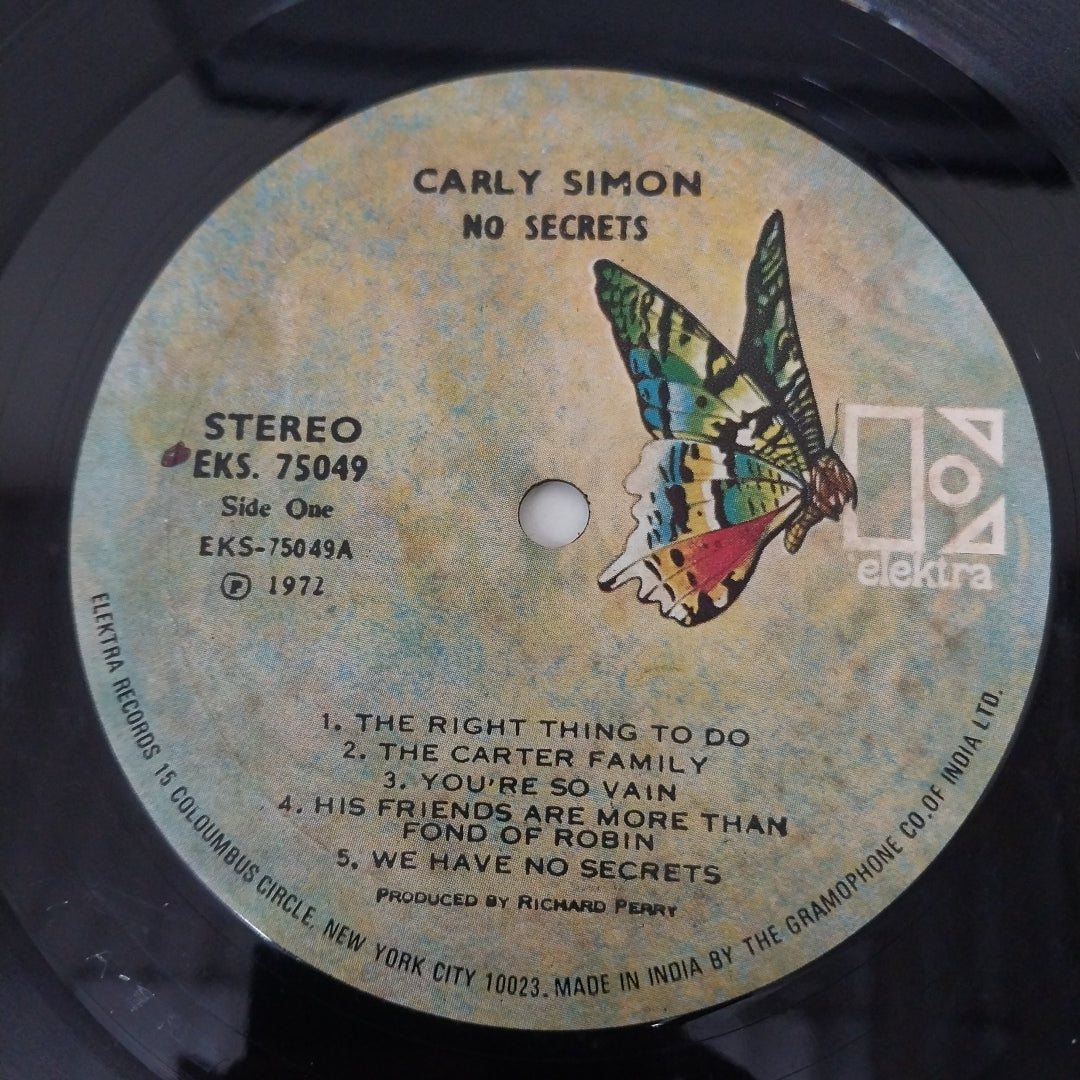 Carly Simon - No Secrets (Vinyl)