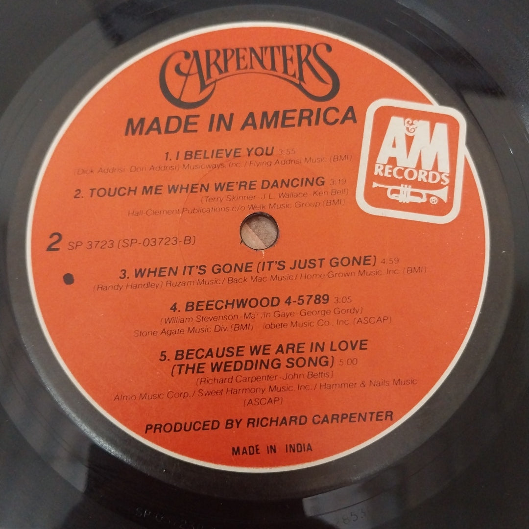 Carpenters - Made In America (Vinyl)