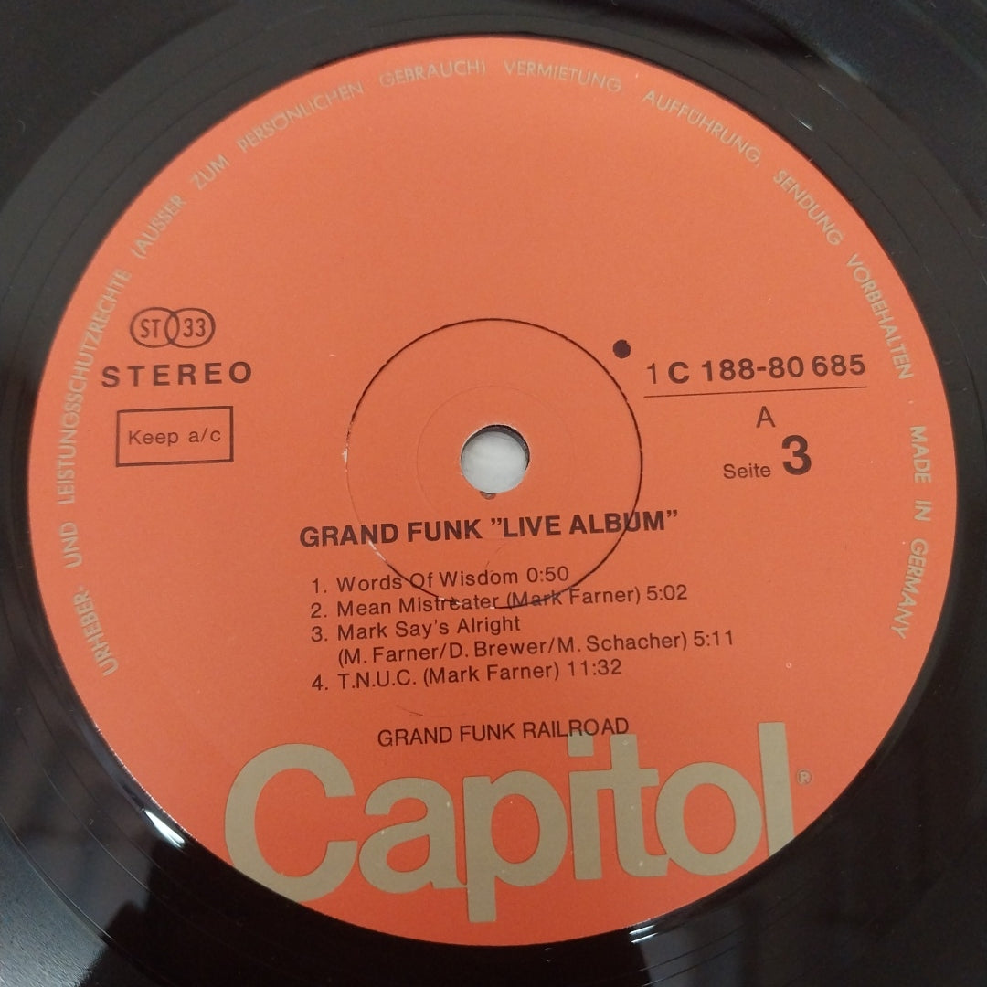 Grand Funk Railroad - Live Album (Vinyl) (2)