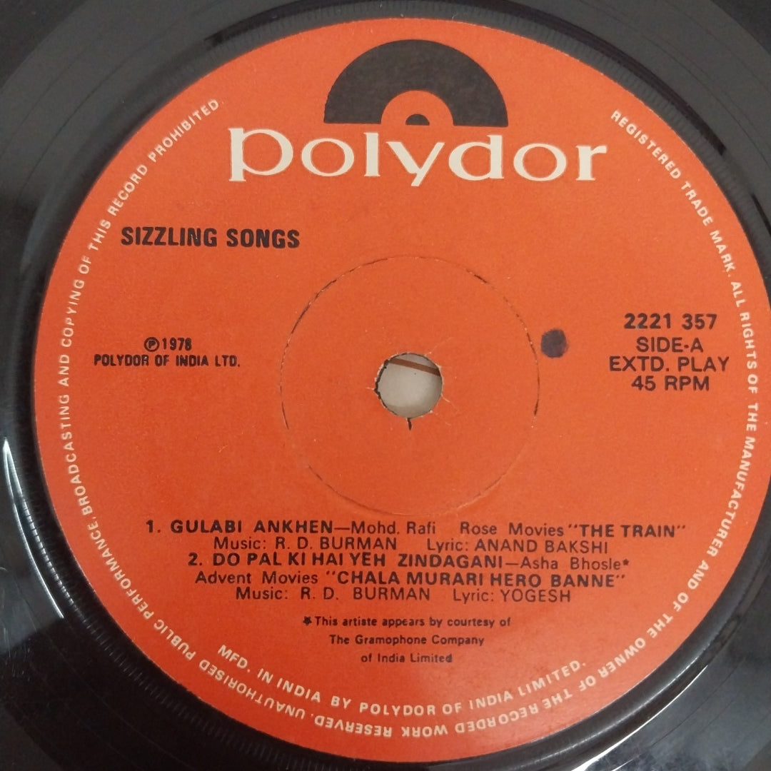 Various - Sizzling Songs (45-RPM)