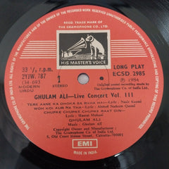 Ghulam Ali - Live Concert • Vol. III (Vinyl)
