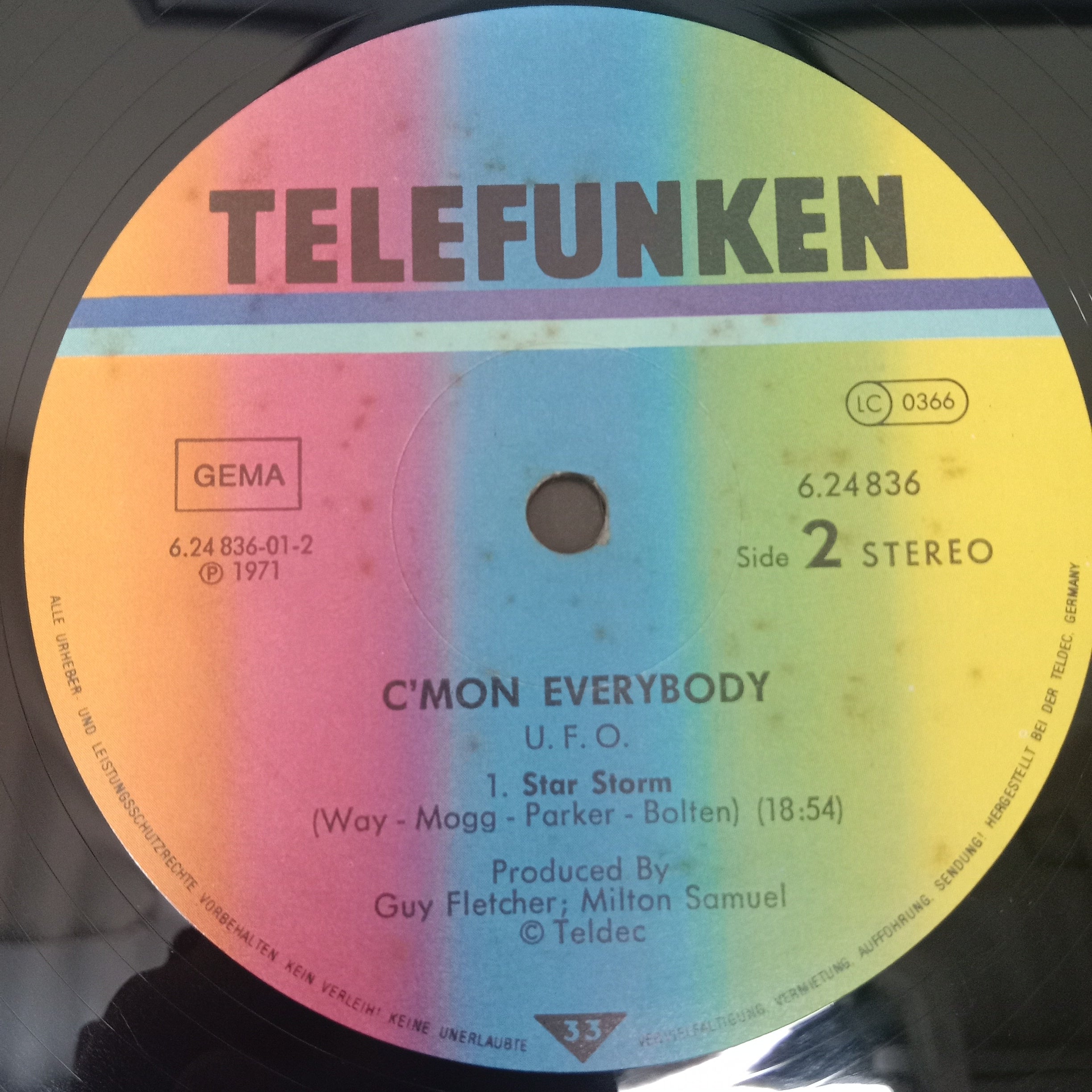 UFO (5) - C'Mon Everybody (Vinyl)