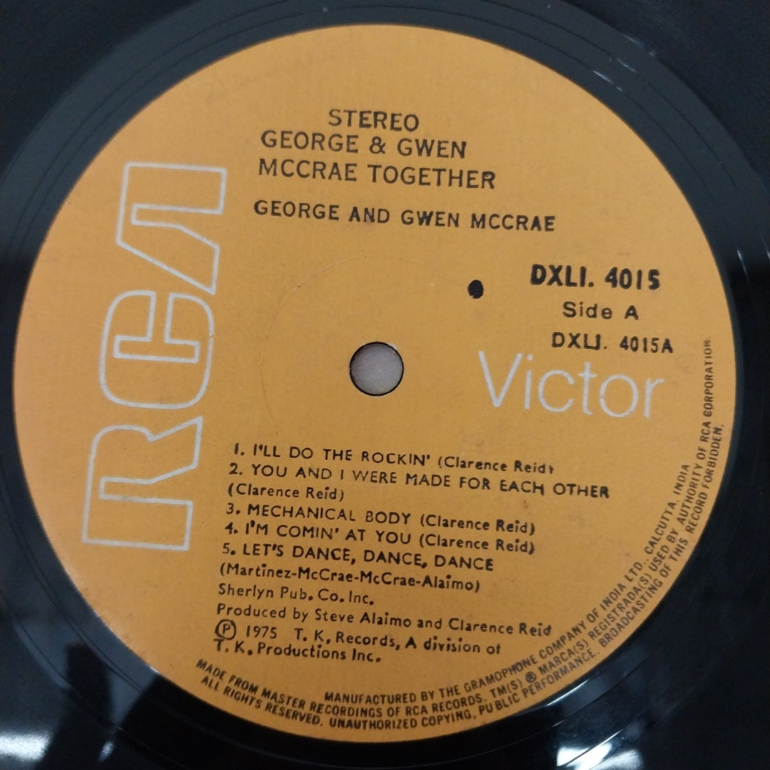 George McCrae & Gwen McCrae - Together (Vinyl)