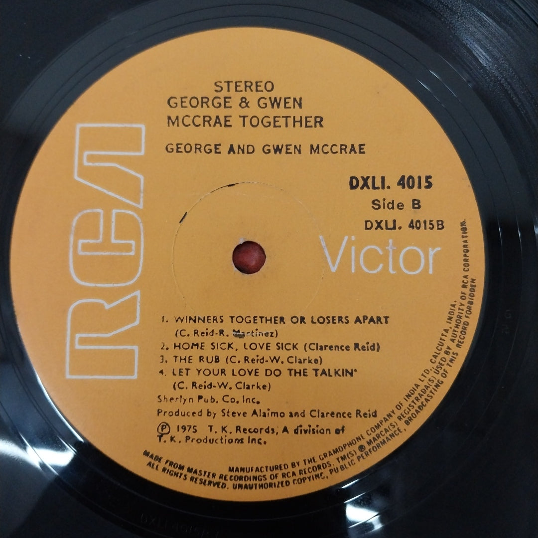 George McCrae & Gwen McCrae - Together (Vinyl)