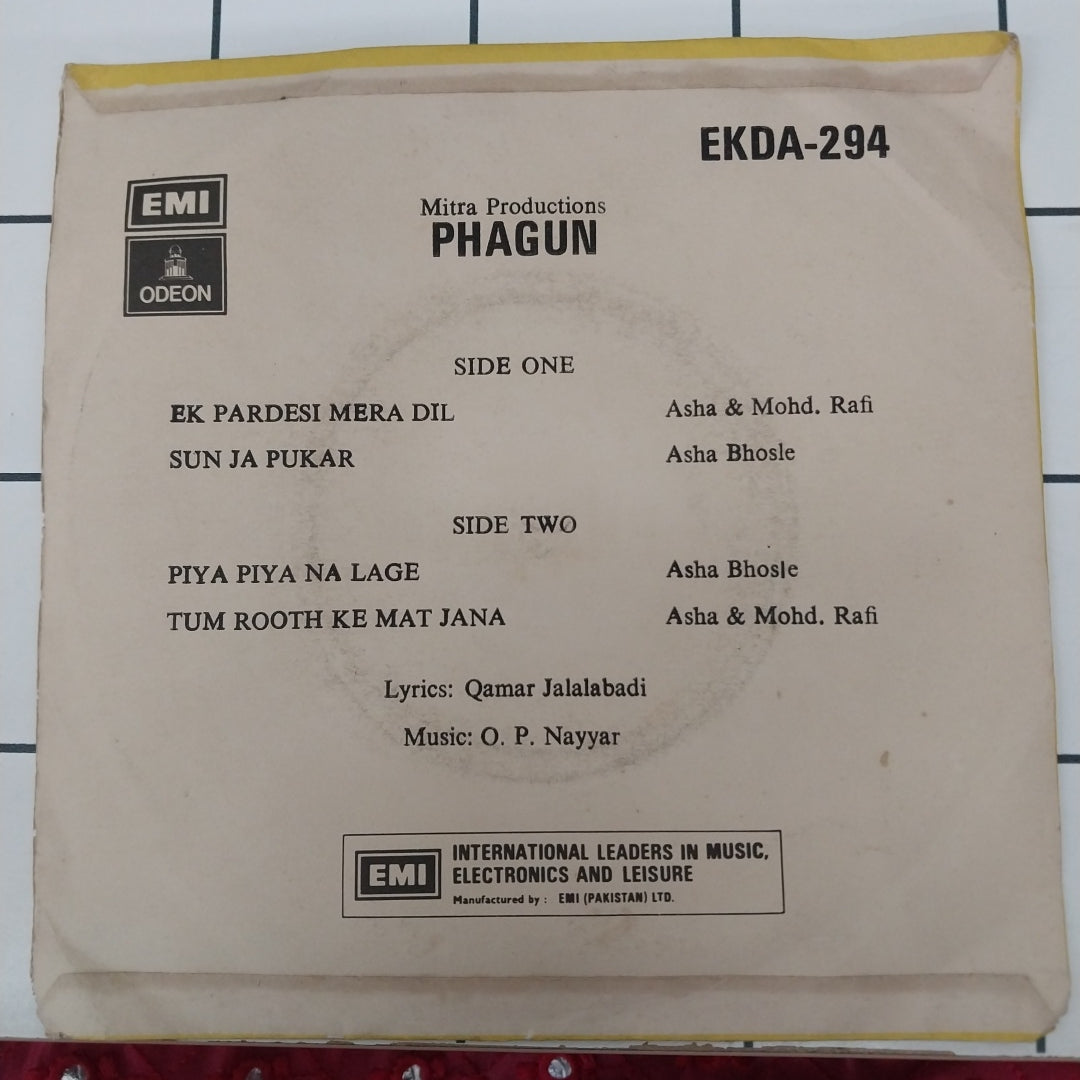 O. P. Nayyar - Phagun (45-RPM)