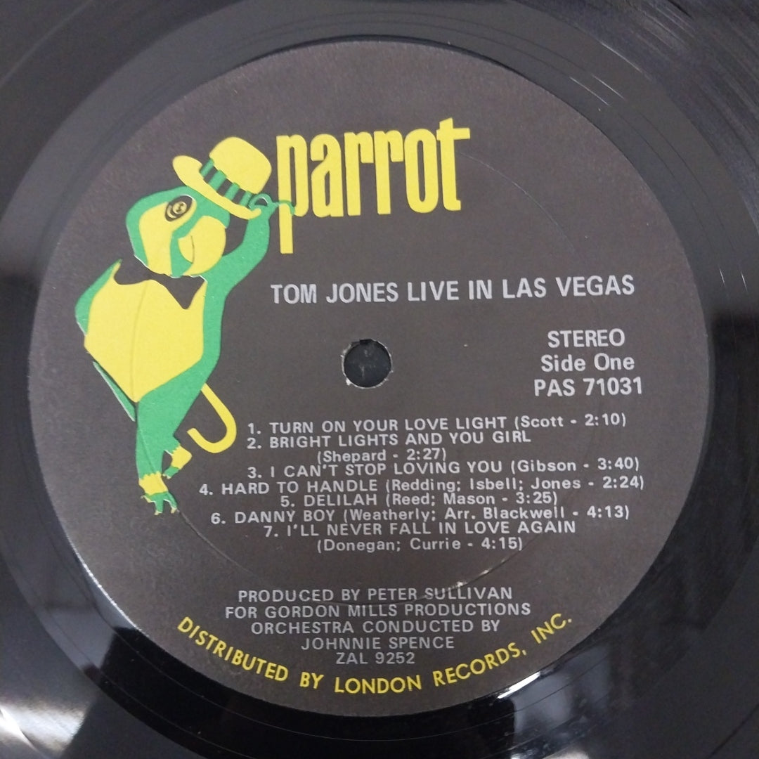 Tom Jones - Live In Las Vegas (Vinyl)