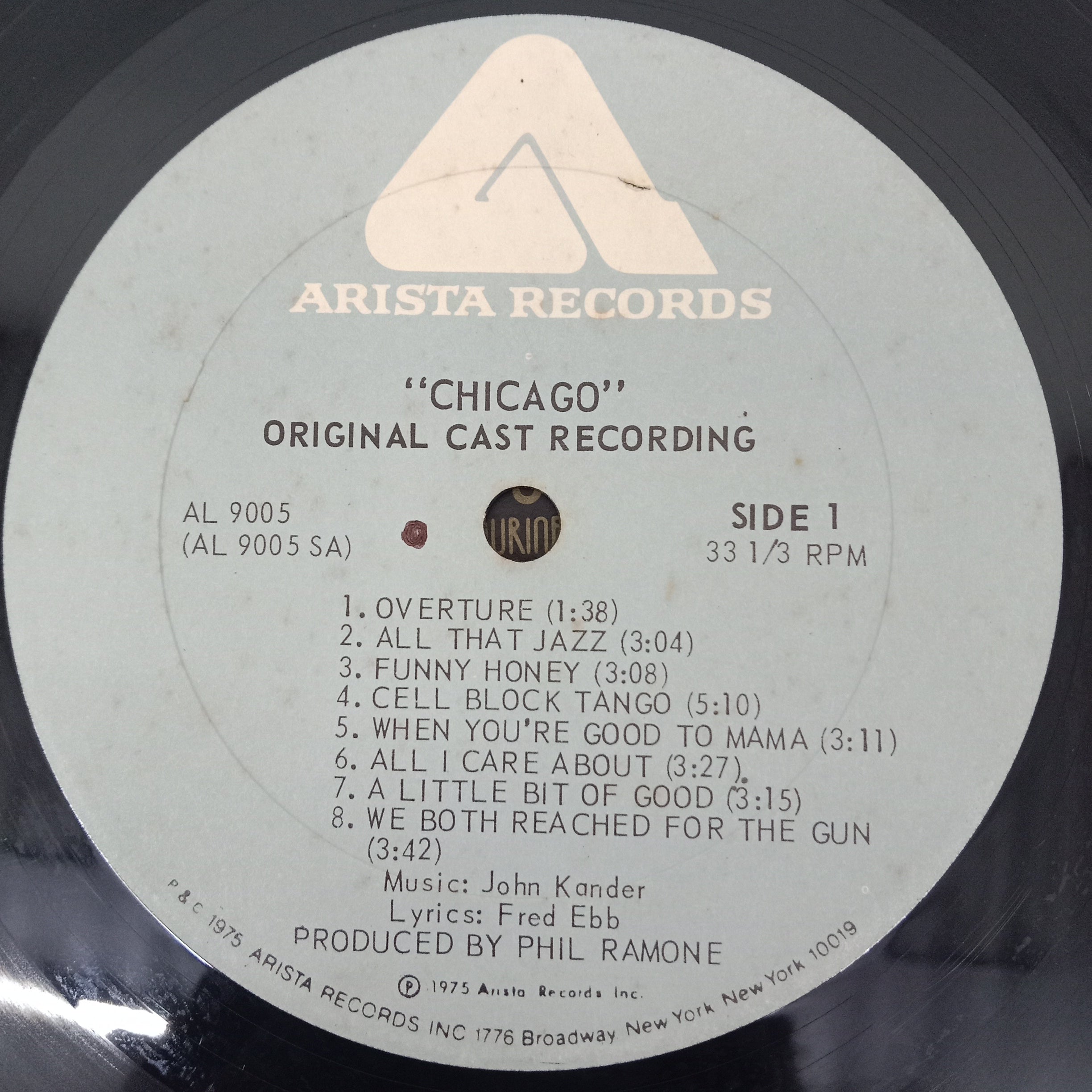 "Chicago" Original Broadway Cast, John Kander, Fred Ebb - Gwen Verdon, Chita Rivera, Jerry Orbach - Chicago (A Musical Vaudeville) (Vinyl)