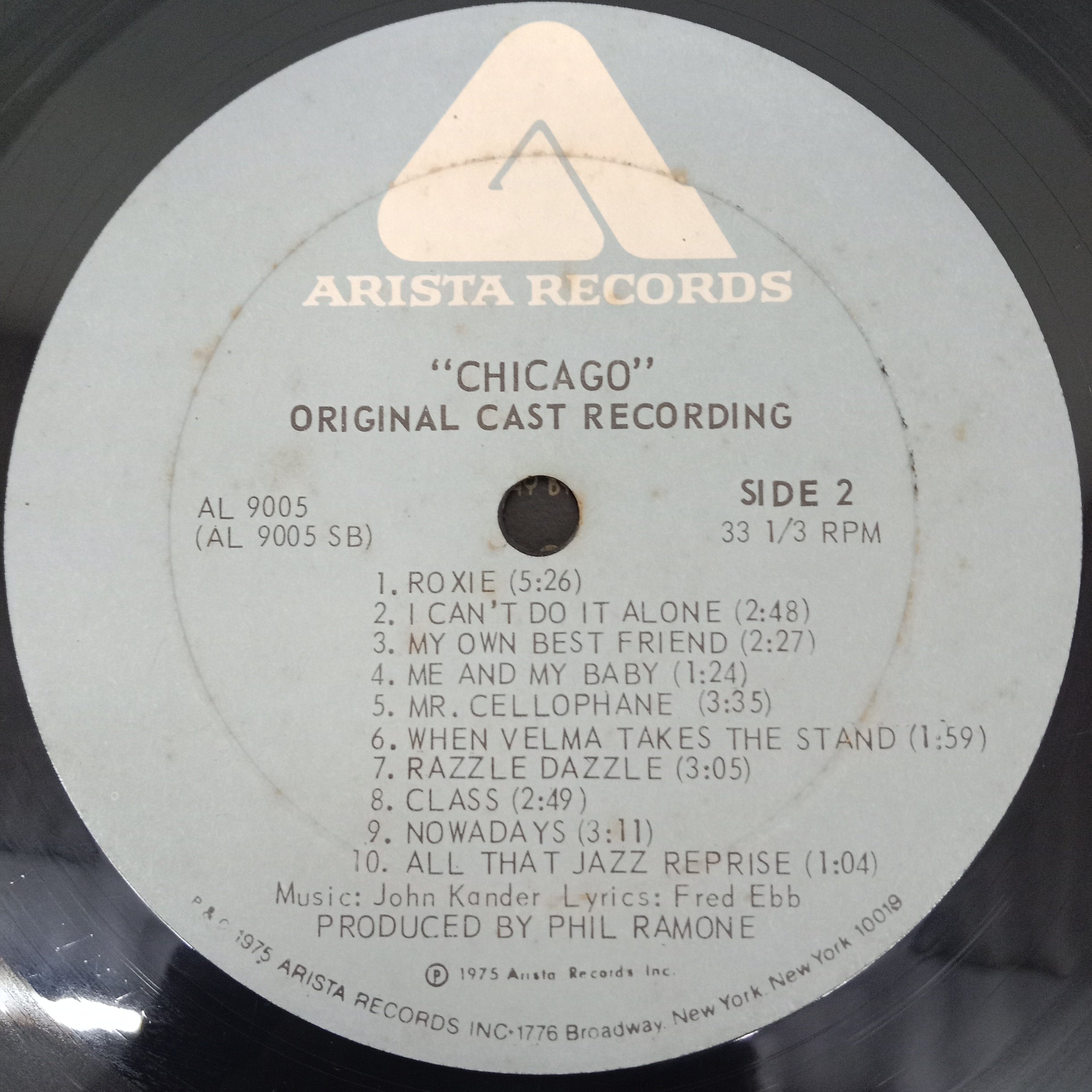 "Chicago" Original Broadway Cast, John Kander, Fred Ebb - Gwen Verdon, Chita Rivera, Jerry Orbach - Chicago (A Musical Vaudeville) (Vinyl)