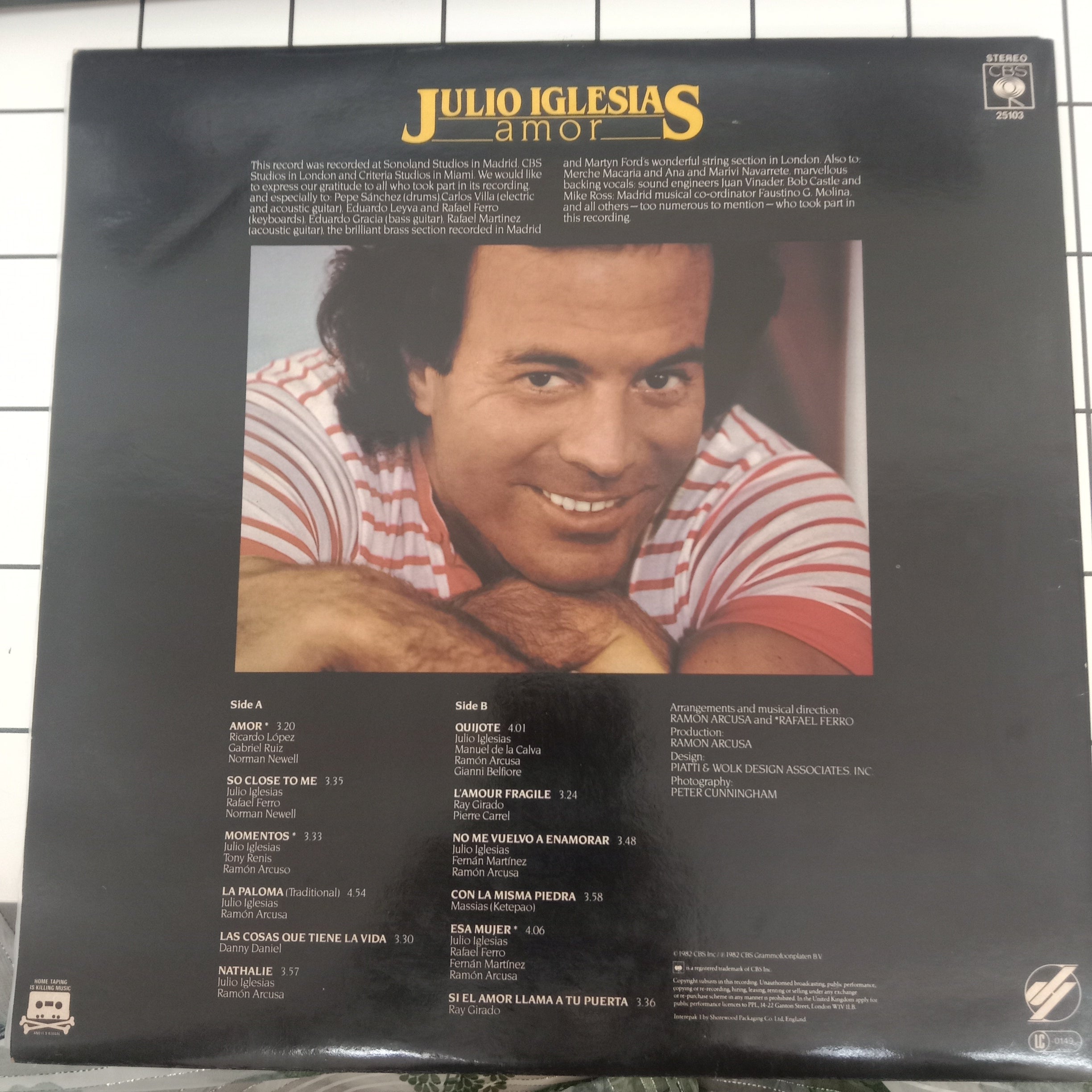 Julio Iglesias - Amor (Vinyl)